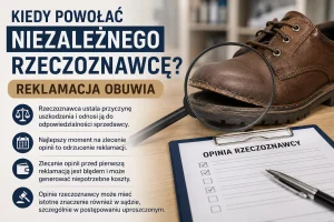 Uszkodzone obuwie badane przez rzeczoznawcę – kiedy warto zlecić niezależną opinię po odrzuceniu reklamacji